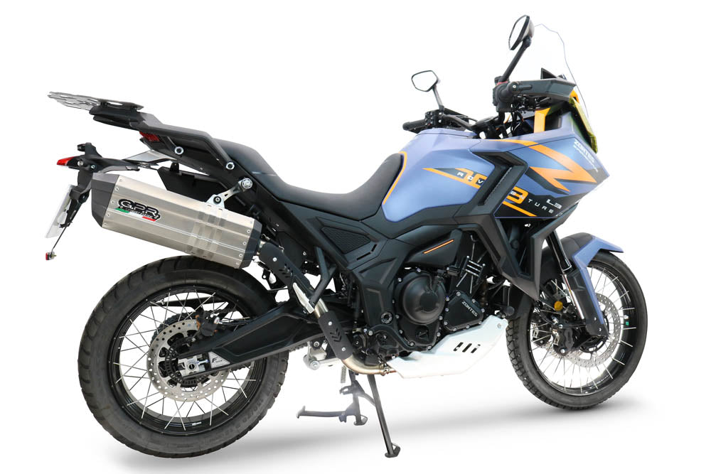 Zontes 703 F 2025-2026 Exhaust GPR Slip-on Hyper Sonic Black Titanium
