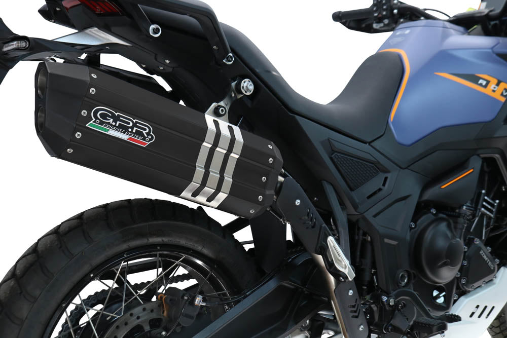 Zontes 703 F 2025-2026 Exhaust GPR Slip-on Hyper Sonic Titanium