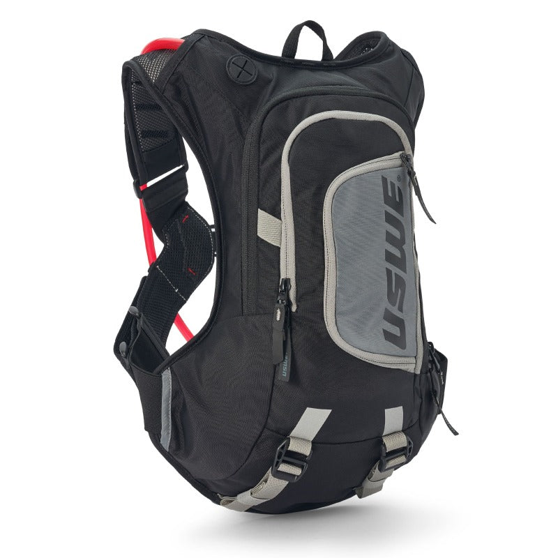 Mochila de hidratación USWE Moto Hydro de 12 l - Negro carbón/Gris 2123401