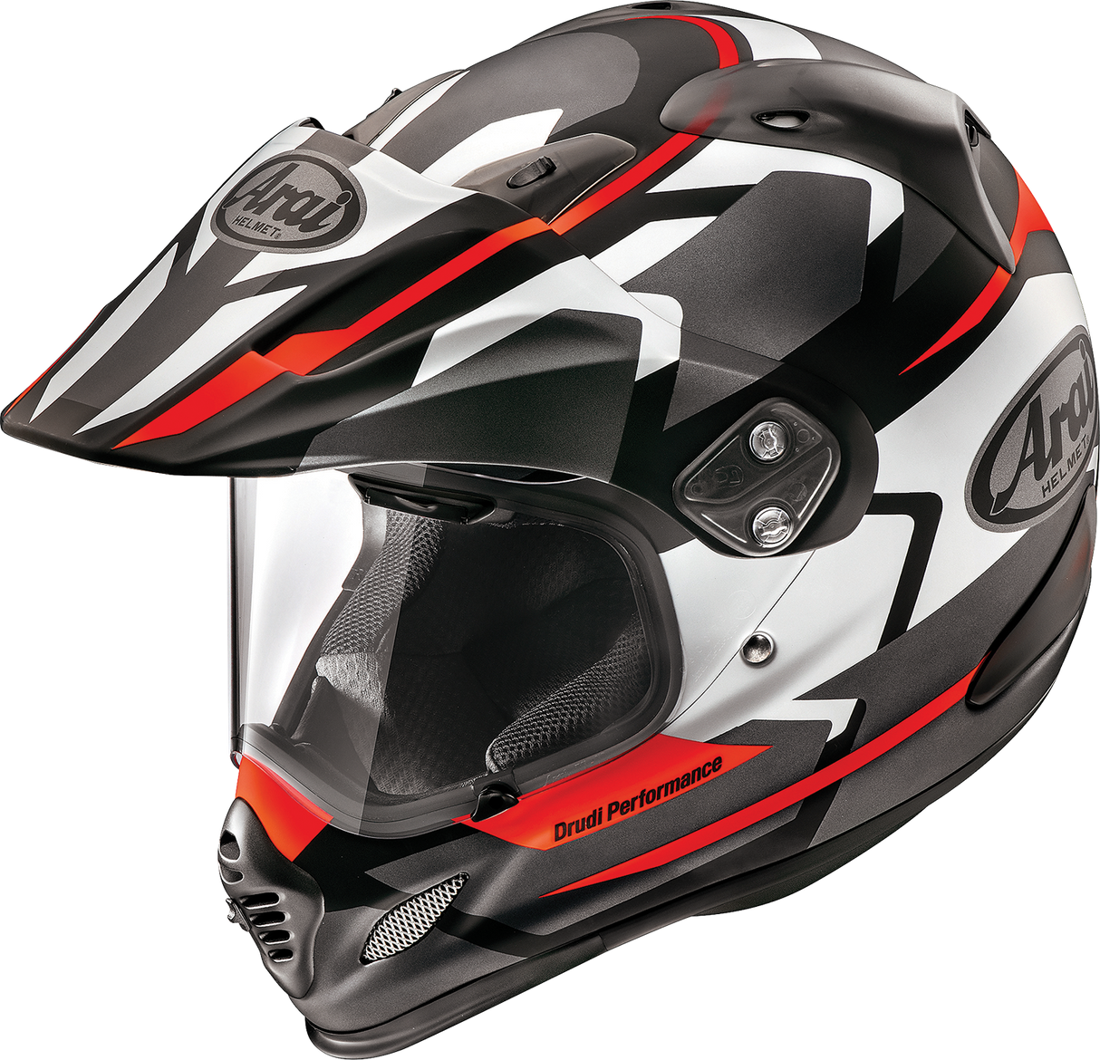 Casco de motocicleta ARAI XD-4 - Depart - Negro/Plateado - Mediano 0140-0240
