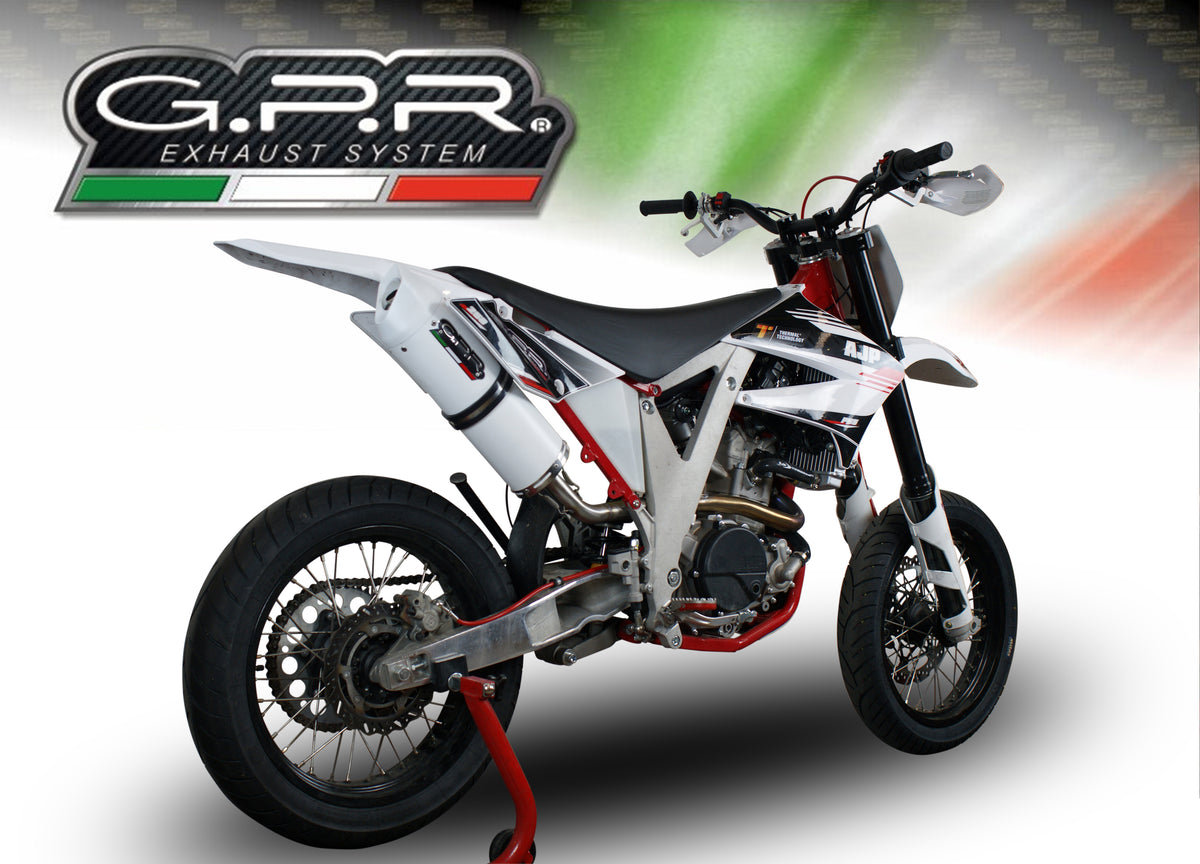 Ajp PR5 2015-2018 Exhaust GPR Slip-on Albus Ceramic