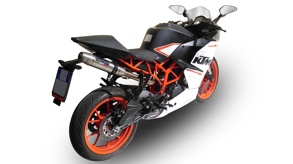 KTM Rc 390 2015-2016 Exhaust GPR Slip-on Deeptone Inox