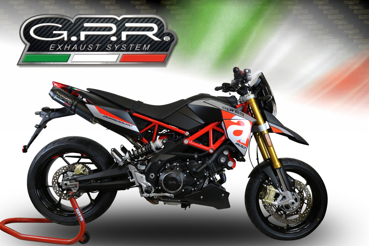 Aprilia Shiver 750 GT 2007-2016 Exhaust GPR Double Slip-on Furore Nero - photo 4