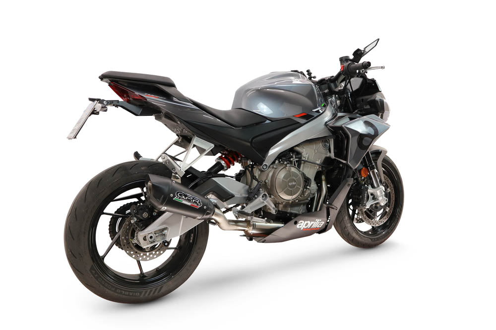 Aprilia RS660 2021-2024 Exhaust GPR Full System GP-Revo Black Titanium