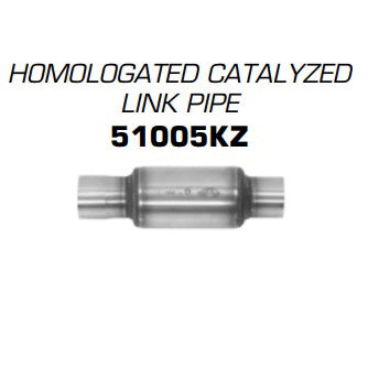 Tubo de conexión Arrow Honda CB125 15/16-CBF 125 09-16 homologado. Acero 1:1 para colector y silenciadores Arrow 51005kz