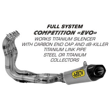 Arrow Competition EVO Titianium Exhaust for BMW S1000RR 2015-2019 71142CKZ