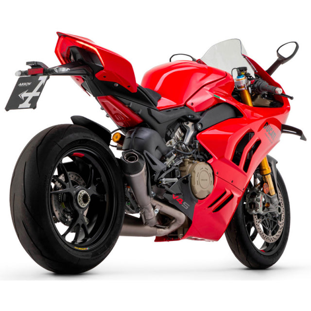 Arrow Ducati Panigale /Streetfighter V4 V4S 18-24 Racing Double Works Titanium Silencers + 1:1 Titanium Link Pipe 71162pk