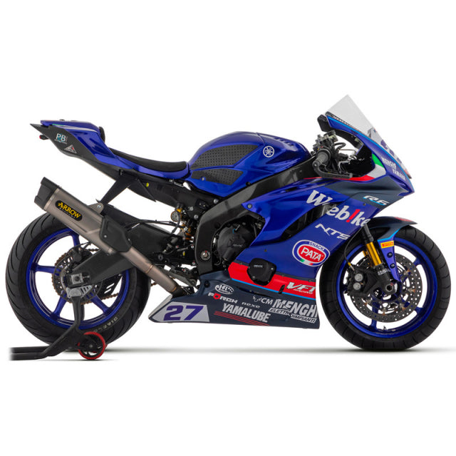 71217CKR Arrow INDY RACE EVO Competition para Yamaha YZF-R6 17-25 Sistema de escape completo COLECTOR DE ACERO