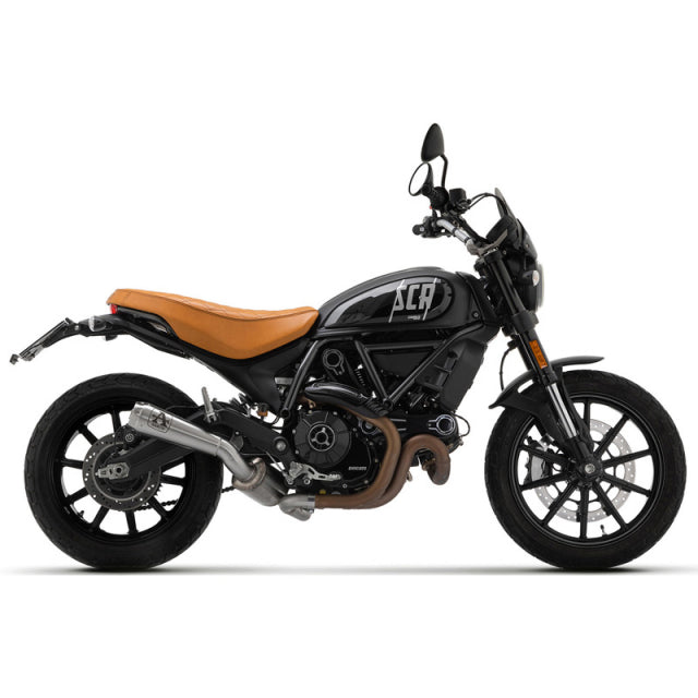 Arrow 71224PR Pro-Race Slip-on Exhaust, Titanium for Ducati Scrambler 800 Icon 2021-2022 With Link Pipe 71224pr