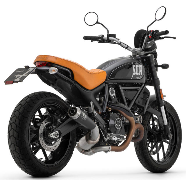 71223PRN Escape deslizante Arrow Pro-Race, nicromo oscuro Ducati Scrambler 800 Icon 21-25