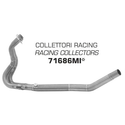 Colector de escape Arrow 71686MI Racing para Kawasaki Z400 2019-2020
