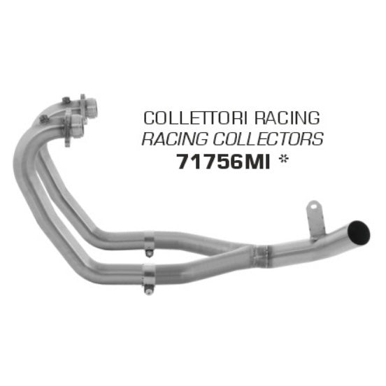 Arrow 71756MI Racing Exhaust Collector for Moto Guzzi V85TT 2021- 2023 71756mi