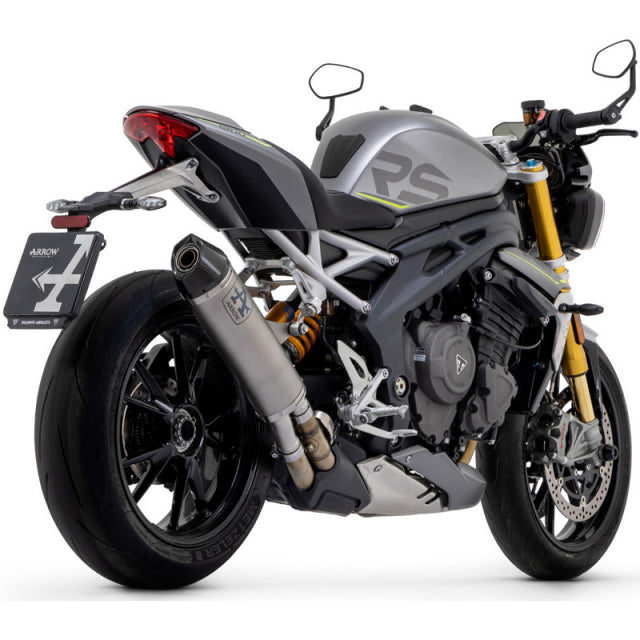 71955PK Escape Arrow Race-Tech Slip-on, titanio para Triumph Speed Triple 1200 RS 21-24