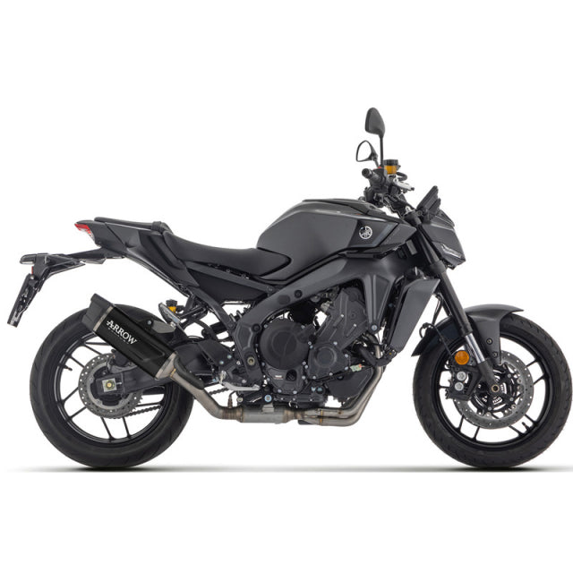 71070AKN Sistema completo de competición Arrow con silenciadores Indy Race EVO de aluminio "Dark" Yamaha MT-09 / MT-09 SP 2024-2025