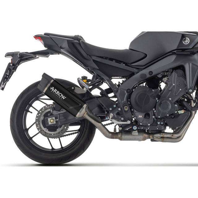 71070AKN Sistema completo de competición Arrow con silenciadores Indy Race EVO de aluminio "Dark" Yamaha MT-09 / MT-09 SP 2024-2025