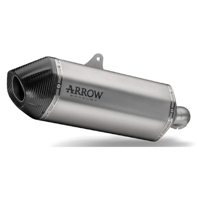 Arrow Aprilia Tuareg 660 '22 Sonora de titanio homologada con tubo de enlace soldado y tapa de carbono 72506sk