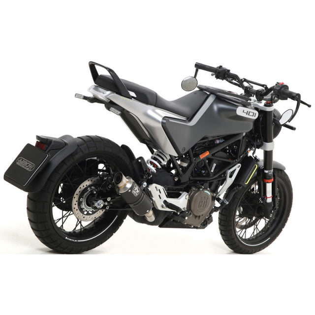 Escape Arrow Husqvarna Svartpilen 401 '20 Nichrom Dark GP2 homologado con tubo de conexión soldado 72631gpi