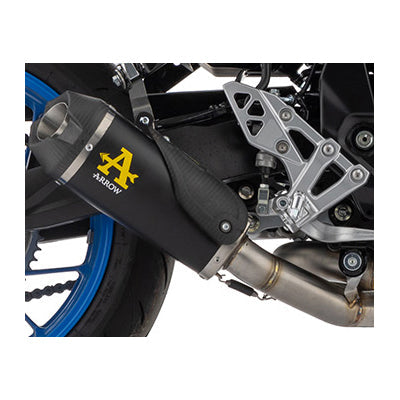 71956PKNW Sistema completo Arrow Works NICHROM "DARK" con tapa de carbono para SUZUKI GSX-8S/R 2023-25