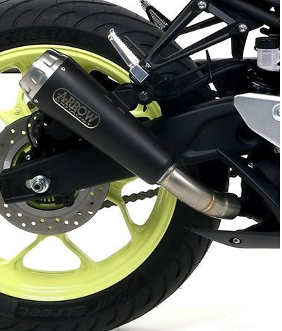 Escape deslizante Arrow Pro-Race, Nichrome Dark para Yamaha YZF-R3 /MT03 2017-2025 71831PRN