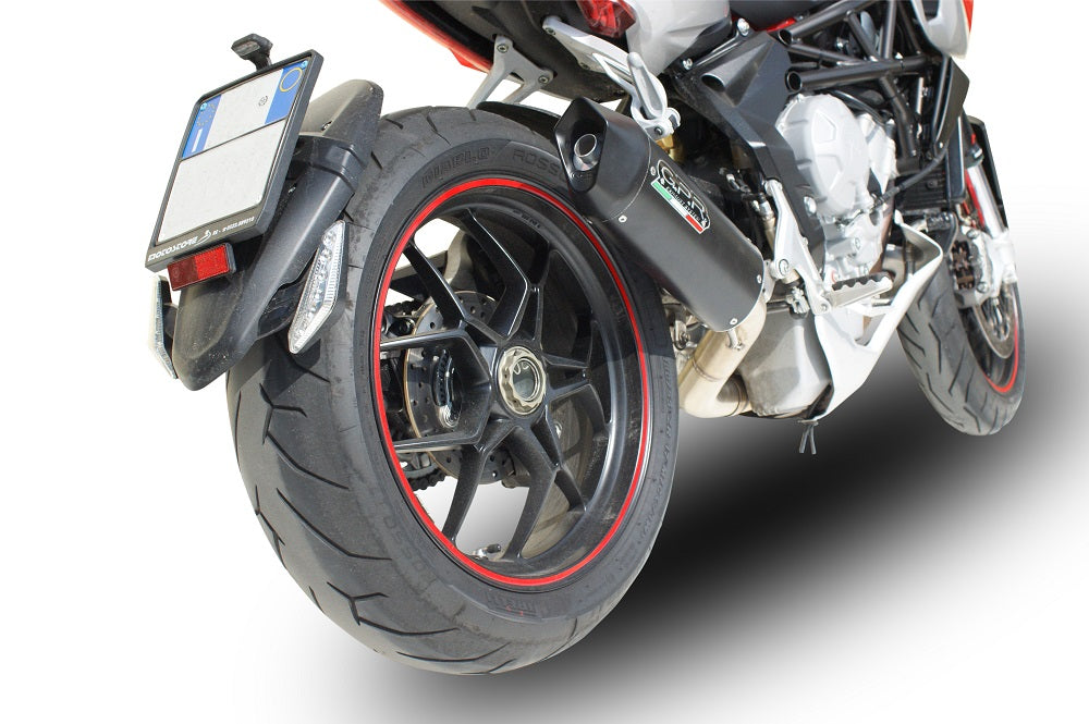 Mv Agusta Rivale 800 2014-2016 Exhaust GPR Slip-on Furore Nero