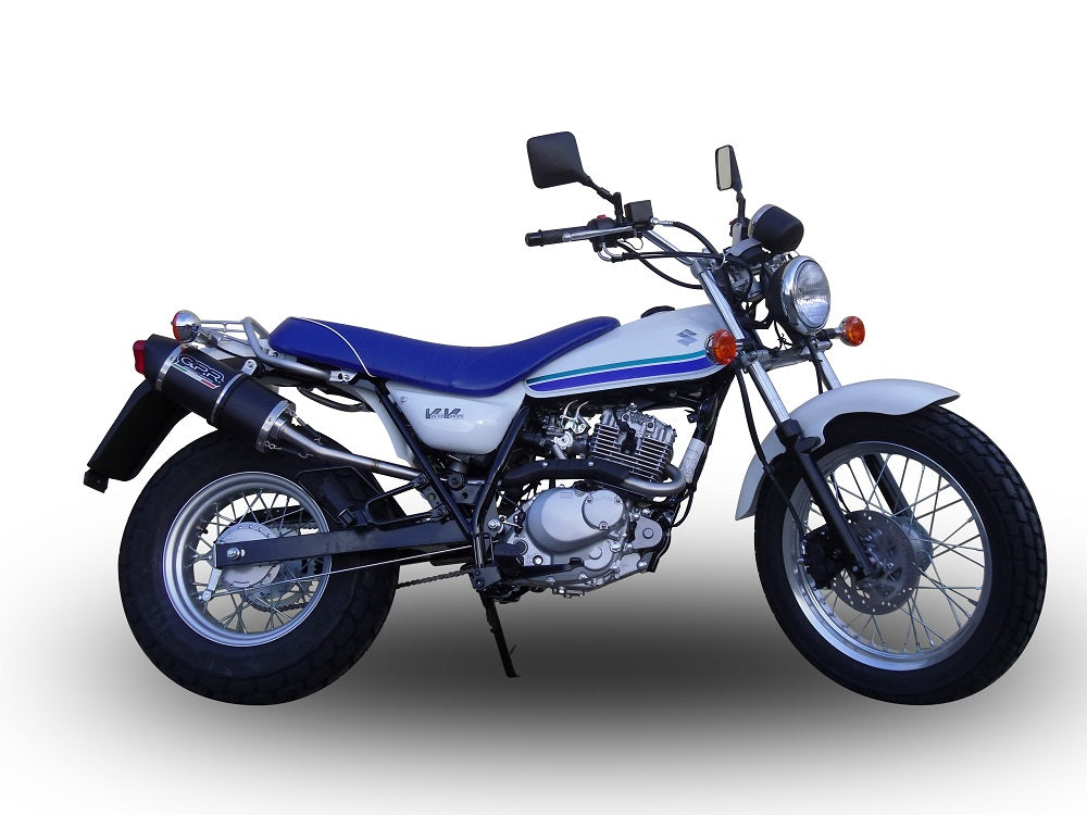 Suzuki Rv 125 Van Van 2003-17 Exhaust GPR Slip-on Furore Nero