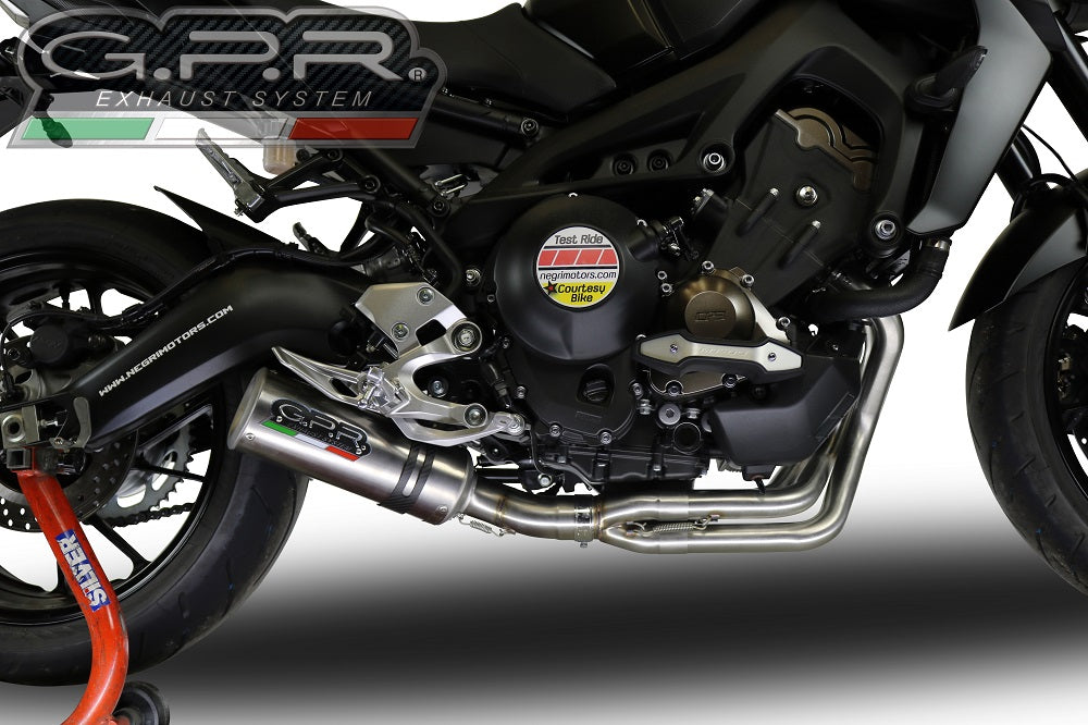 Yamaha Mt-09 Tracer 900 2015-2016 Exhaust GPR Full System M3 Inox