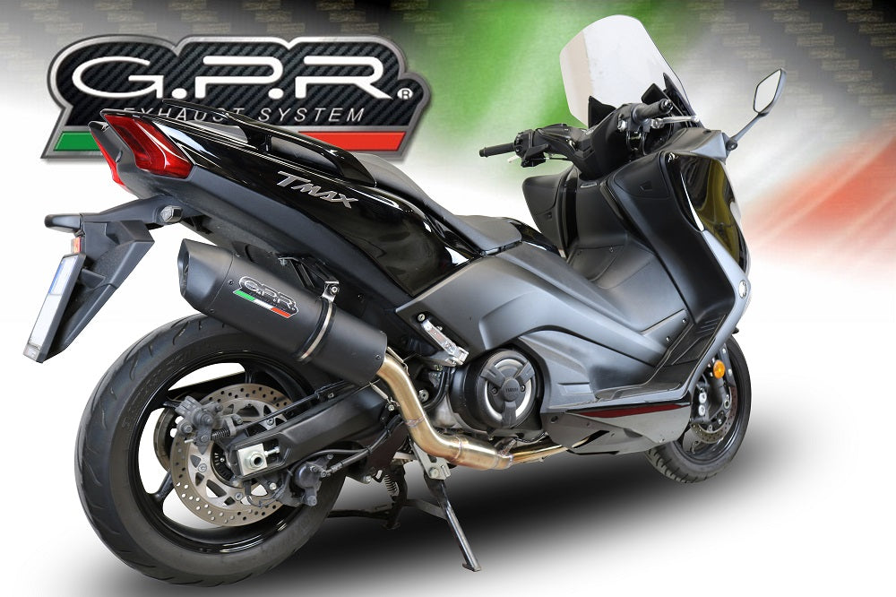 Yamaha T-Max 560 2020-2021 Exhaust GPR Full System Furore Nero