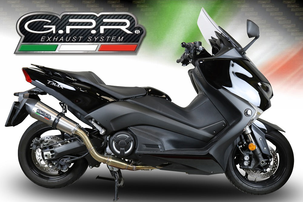 Yamaha TMax 560 2020-2021 Exhaust GPR Full System Grand Prix Evo Titanium