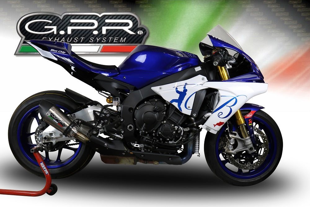 Yamaha R1 2015-2016 Exhaust GPR Slip-on Grand Prix Evo Titanium