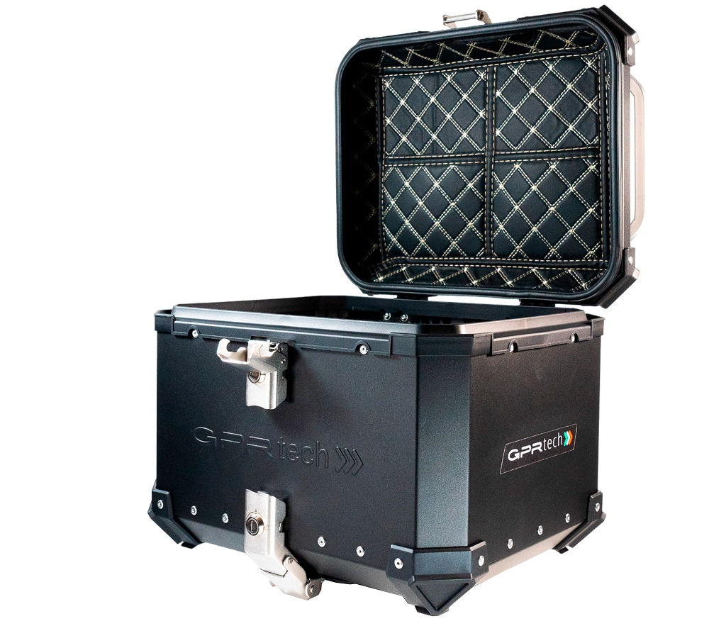 Zontes 368G ETC 2026-2027 GPR Tech 35L Aluminum Top Case, Black, with roof rack and mounting plate - photo 9