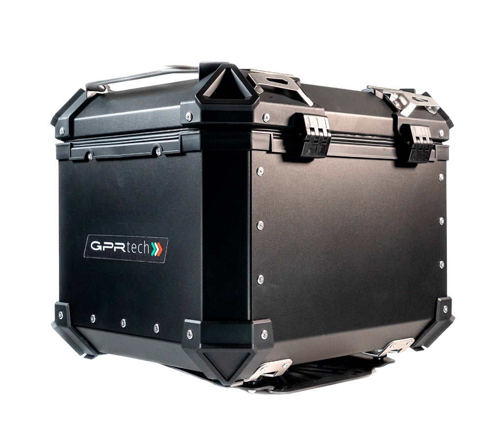 Honda SH 150I 2020-2023 GPR Tech 45L Aluminum Top Case, Black, with roof rack and mounting plate - photo 10