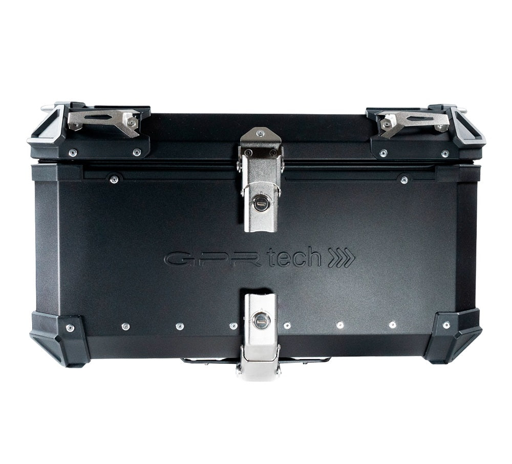 Honda CRF1100L Africa Twin 2024-2026 GPR Tech 55L Aluminum Top Case, Black with Mounting Plate - photo 8
