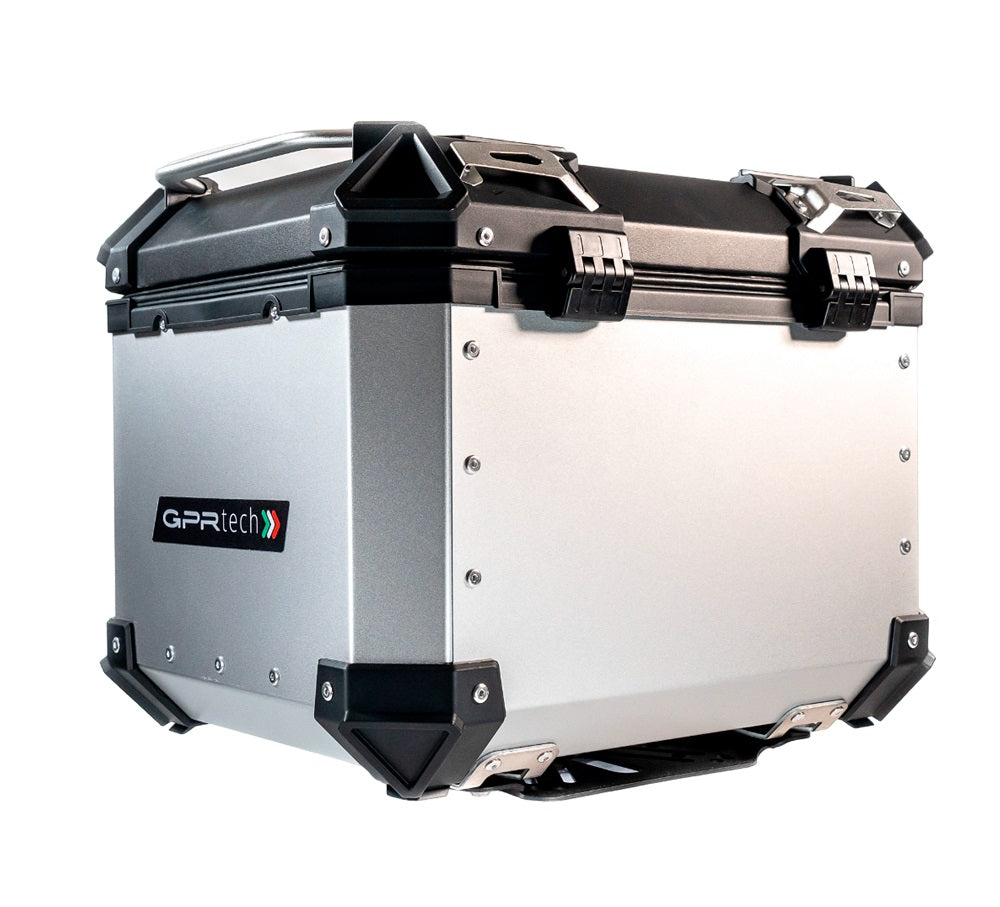 Rieju Adventura 500 2023-2025 GPR Tech 35L Aluminum Top Case, Silver with Mounting Plate - photo 4