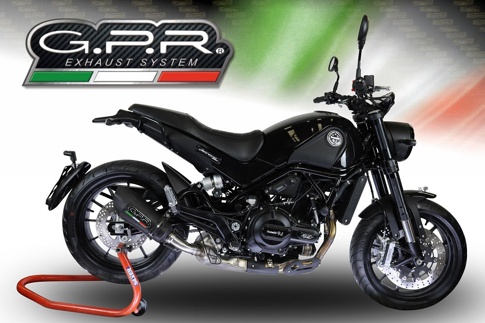 Benelli Leoncino 500 2017-2024 Exhaust GPR Slip-on Grand Prix Evo Black Titanium