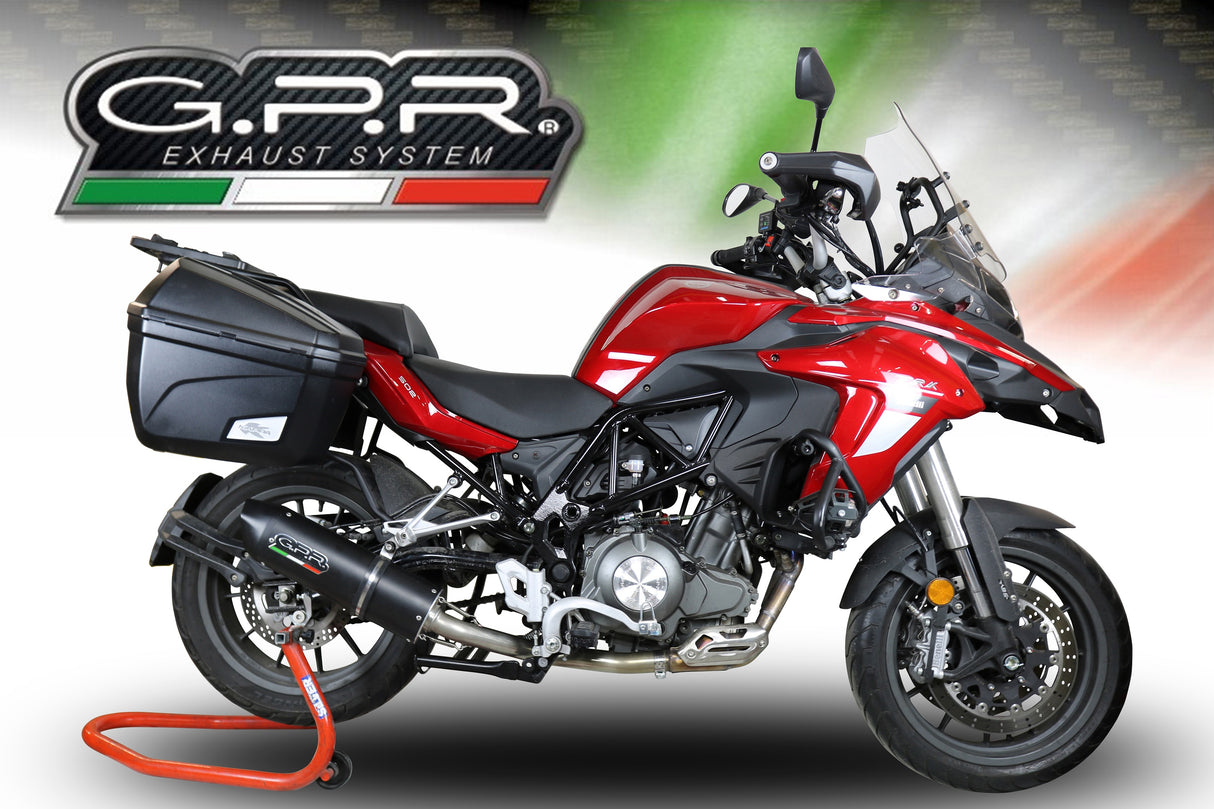 Benelli Trk 502 2017-2020 Exhaust GPR Slip-on Furore Evo4 Nero