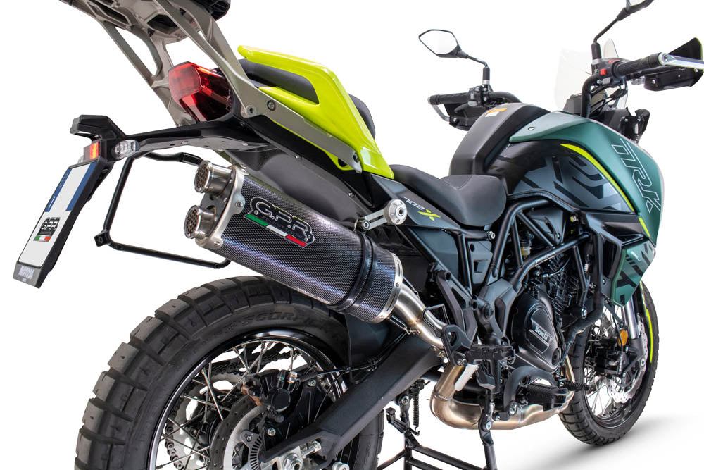 Benelli Trk 702 2023-2024 Exhaust GPR Slip-on Dual Poppy