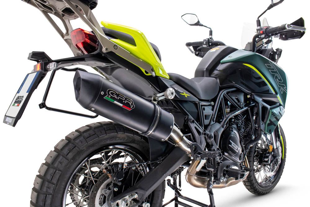 Benelli Trk 702 2023-2024 Exhaust GPR Slip-on Furore Nero