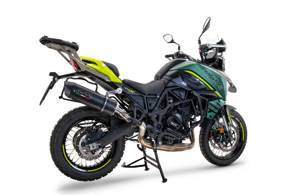 Benelli Trk 702 2023-2024 Exhaust GPR Slip-on Furore Evo4 Nero