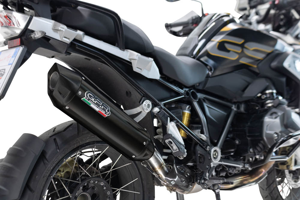 BMW R1250GS Adventure 2021-2024 Exhaust GPR Slip-on Furore-X Titanio Nero - photo 5