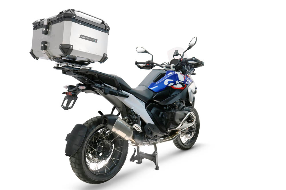 BMW R1300GS 2024-2026 GPR Tech 55L Aluminum Top Case, Silver with Mounting Plate - photo 2