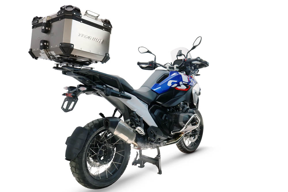 BMW R1300GS 2024-2026 GPR Tech 55L Titanium Top Case, Titanium Natural with Mounting Plate - photo 3