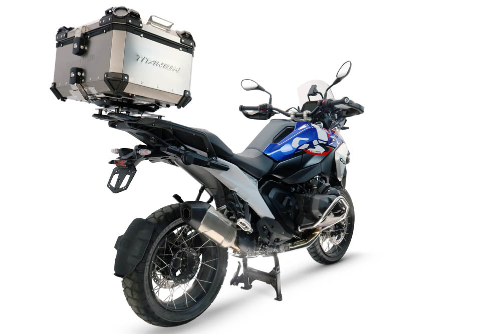 BMW R1300GS 2024-2026 GPR Tech 55L Titanium Top Case, Titanium Natural with Mounting Plate - photo 4