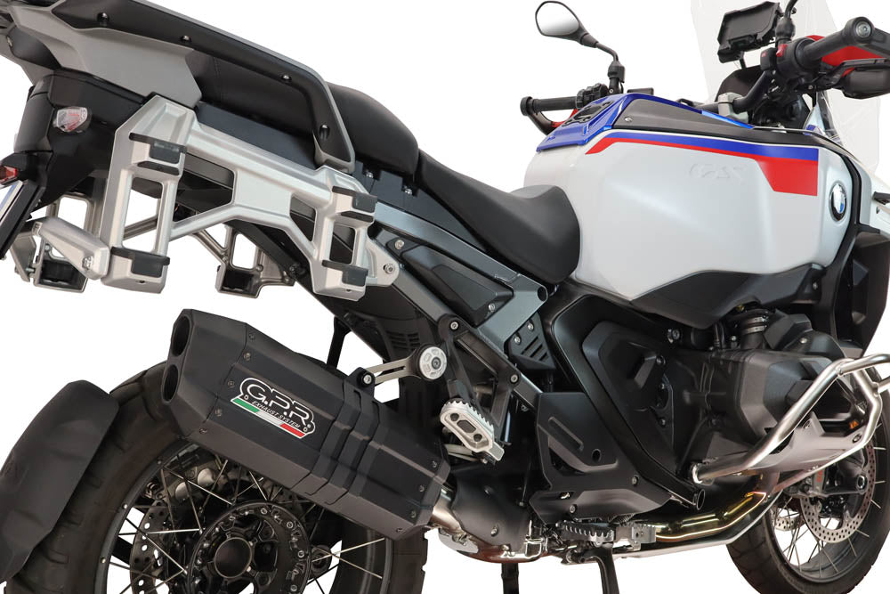 BMW R1300GS Adventure 2024-2026 Exhaust GPR Slip-on Hyper Sonic Black Titanium