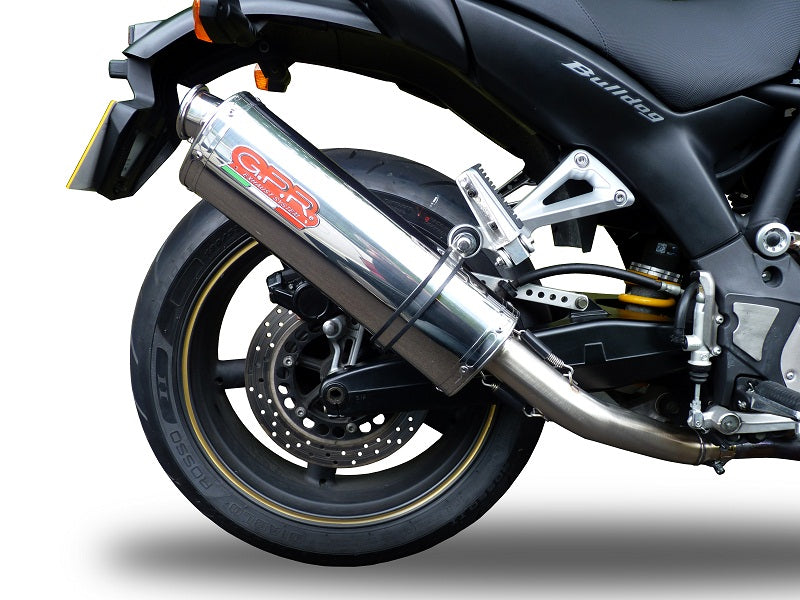 Yamaha Bt Bulldog 1100 2002-07 Exhaust GPR Double Slip-on Trioval