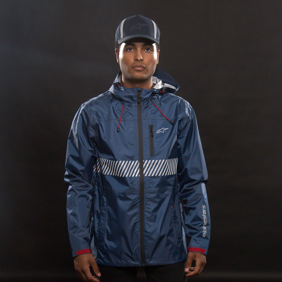 Chaqueta impermeable Fusion de ALPINESTARS - Azul marino - 2XL 121311000702X