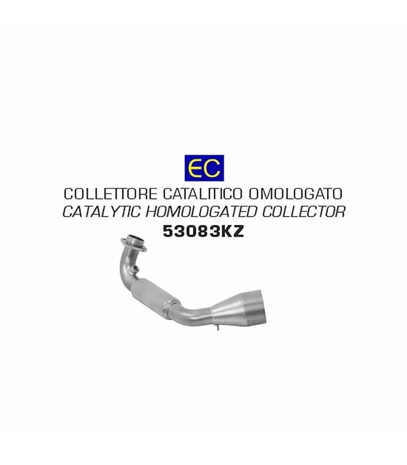Arrow Homologated Catalytic Stainless Steel Collector Vespa Gts 300 '21 53083kz