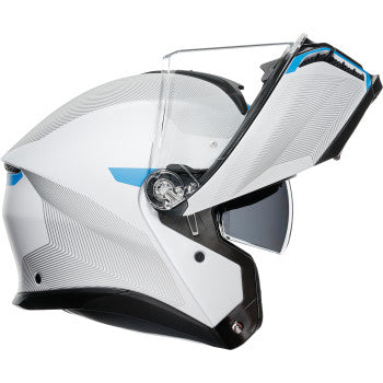 Casco de moto AGV Tourmodular - Frequency - Gris claro/Azul - XL 211251F2OY00615