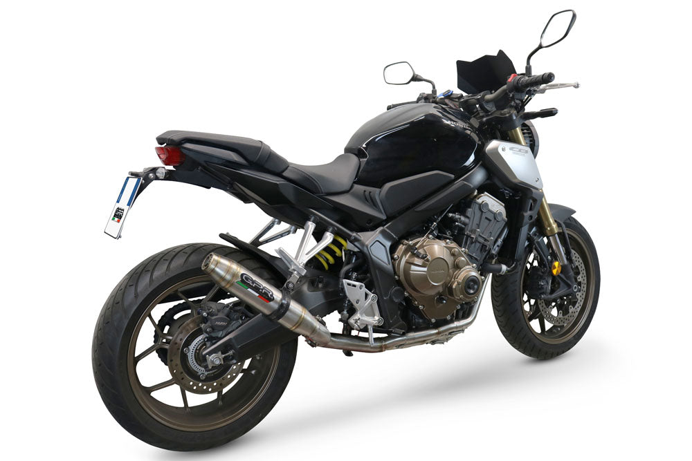 Honda CBR650F 2014-2016 Exhaust GPR Full System Deeptone Inox