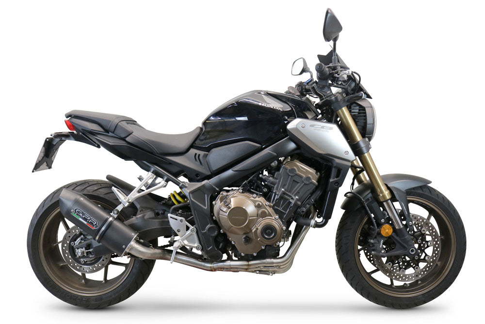 Honda CB650F 2014-2016 Exhaust GPR Full System Furore Nero