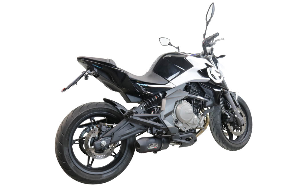 CF Moto 400 NK 2021-2023 Exhaust GPR Slip-on Furore Nero Race